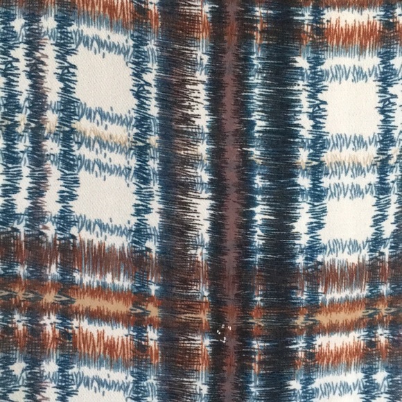 Anthropologie Maeve Loose Plaid Short Sleeve Top - Picture 5 of 5